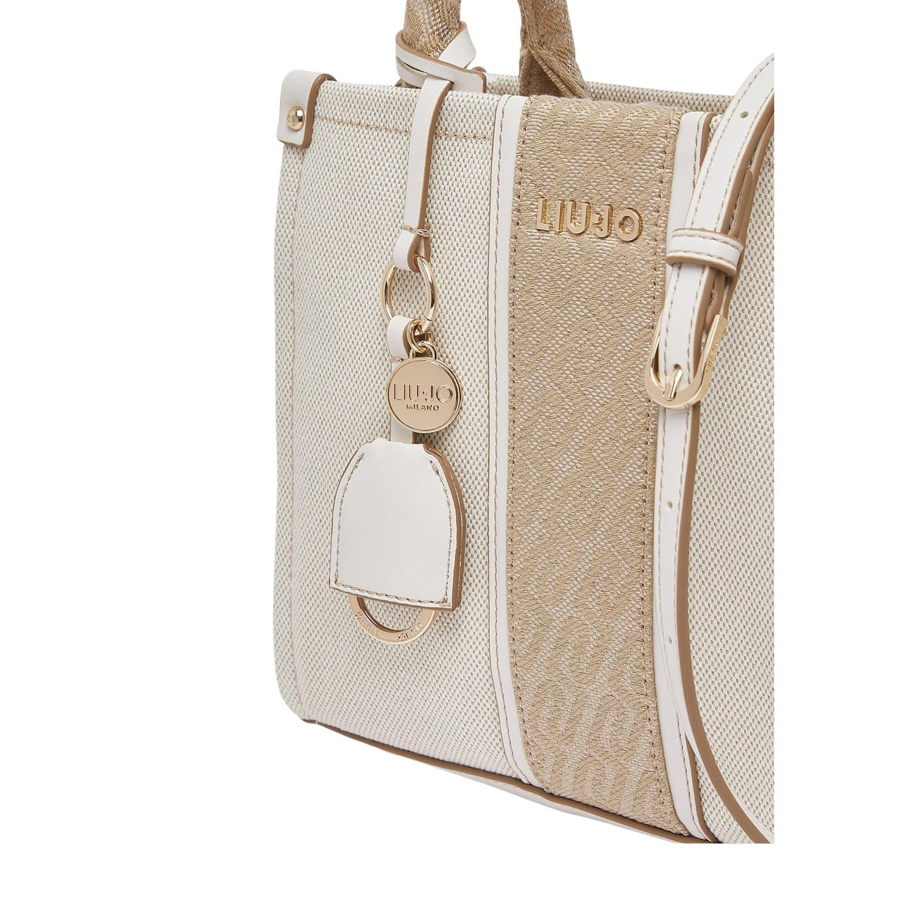 Liu Jo Borsa Donna A Mano Con Tracolla Beige 25x20x12 Cm