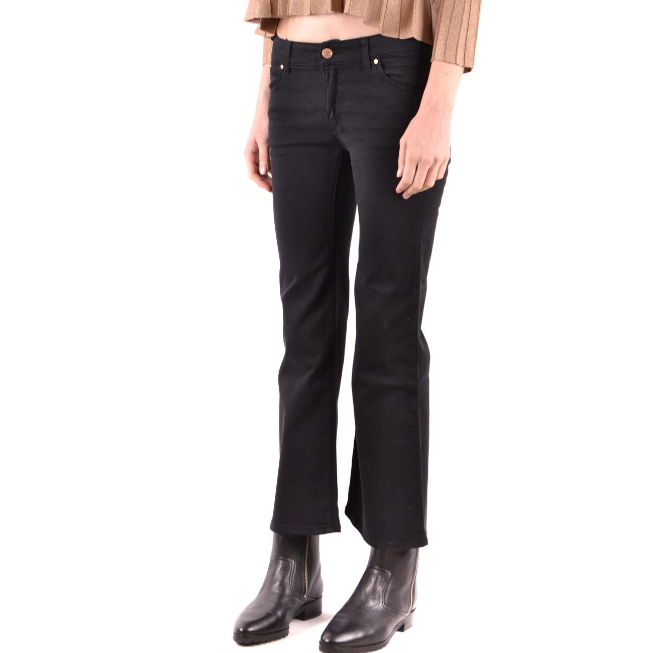 Armani Jeans Donna Jeans Nero Skinny Cotone Elastan Primavera Estate