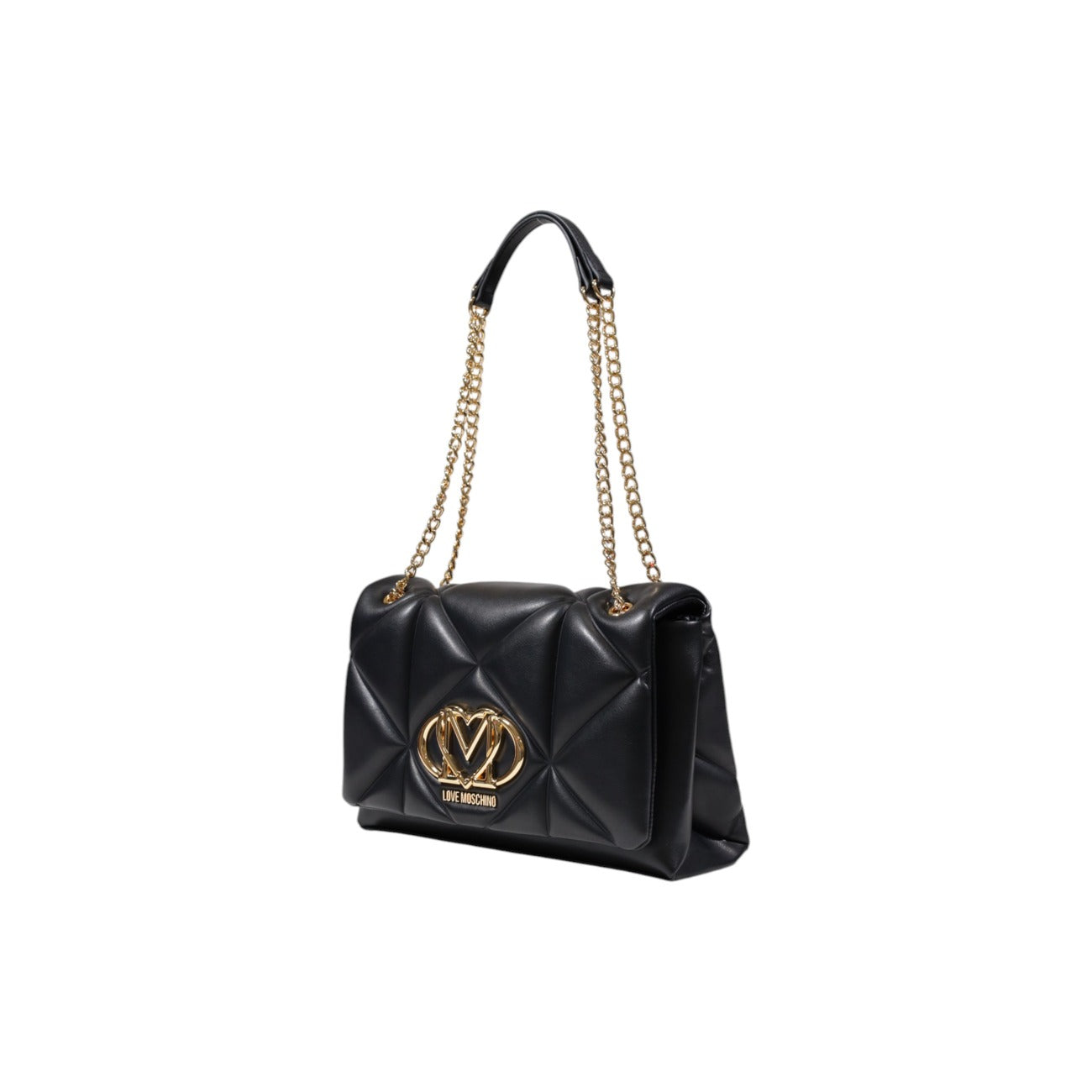 Love Moschino Borsa Tracolla Donna Nero In Poliuretano Ecopelle JC4041PP1M