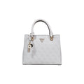 Guess Borsa Donna Bianca A Mano Con Tracolla Piccola 25.5x20x6 cm