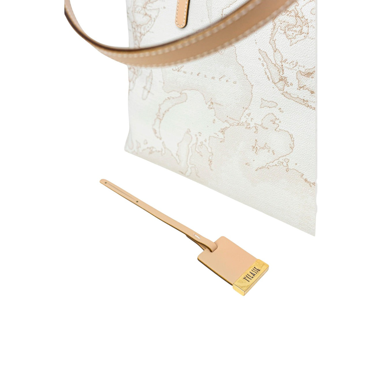 Alviero Martini Prima Classe Borsa Donna Pelle Bianco Made In Italy Tracolla Cerniera Autunno Inverno