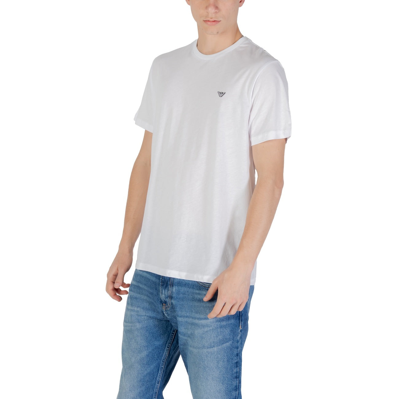 Emporio Armani Underwear T Shirt Uomo Cotone Bianco Maniche Corte