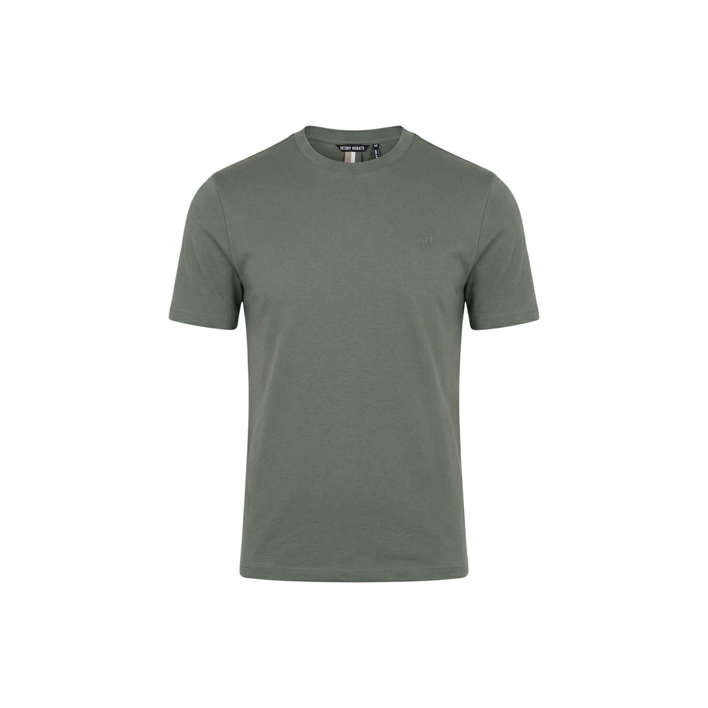 Antony Morato T Shirt Uomo Verde Cotone 100 Maniche Corte Scollo Tondo