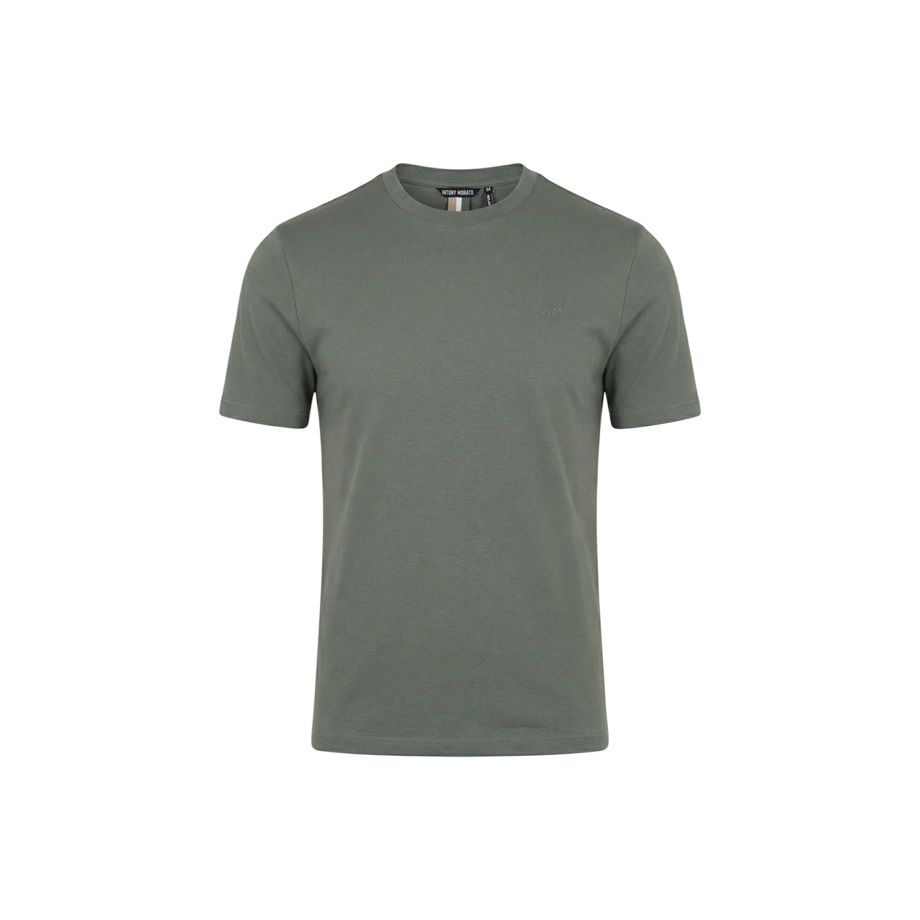 Antony Morato T Shirt Uomo Verde Cotone 100 Maniche Corte Scollo Tondo