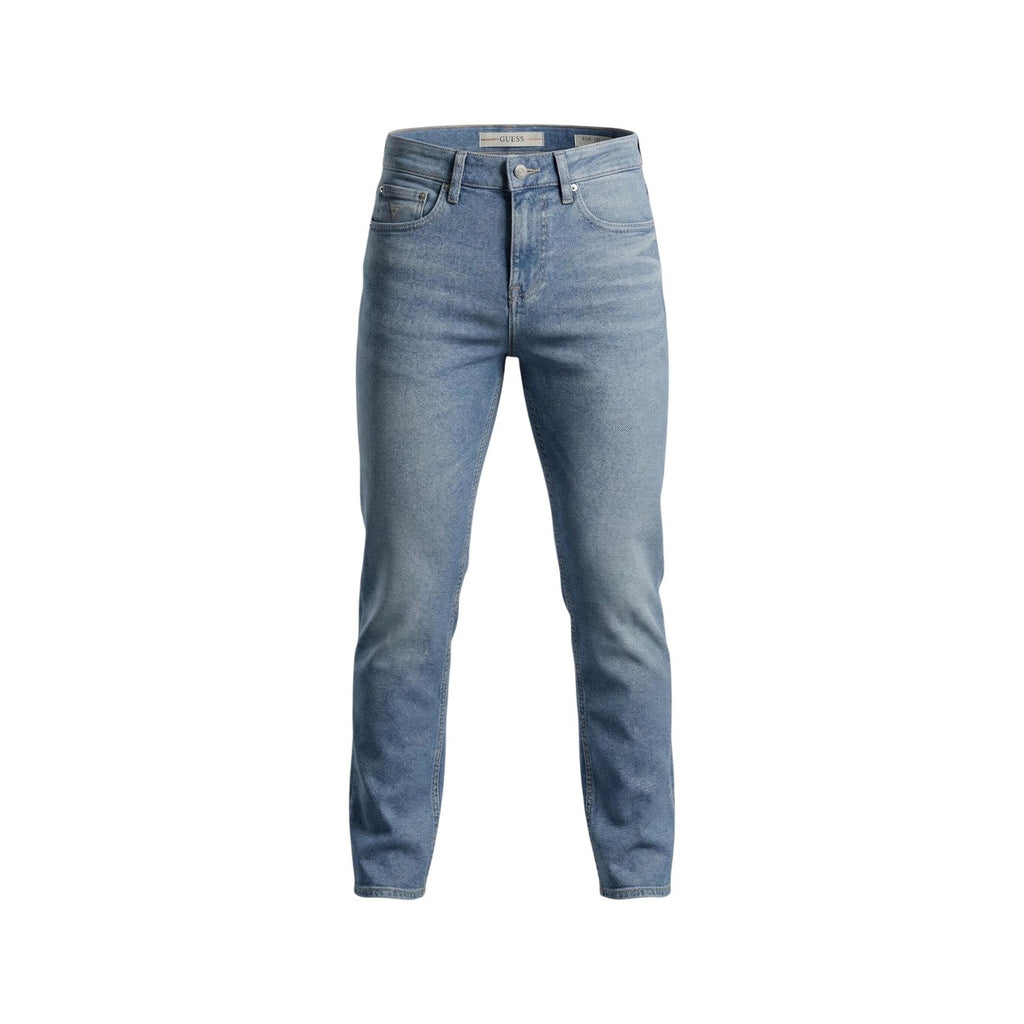 Guess Jeans Uomo Blu Cotone Elasticizzato Slim Primavera Estate