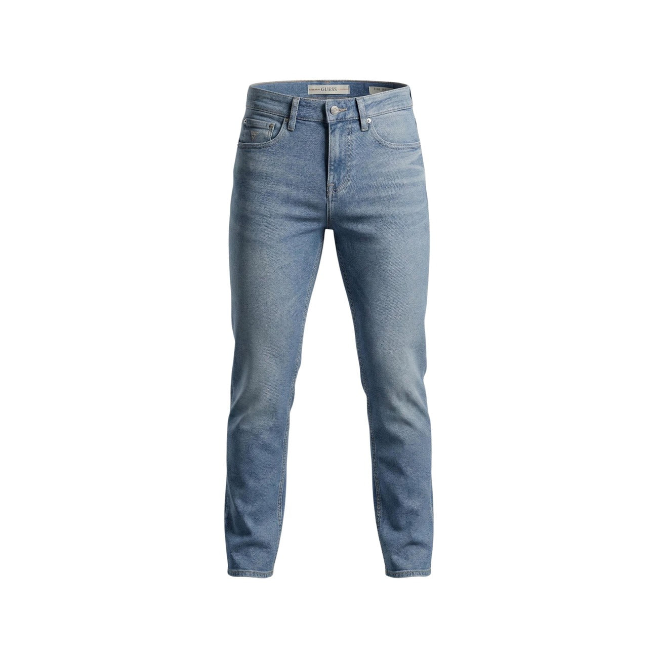 Guess Jeans Uomo Blu Cotone Elasticizzato Slim Primavera Estate