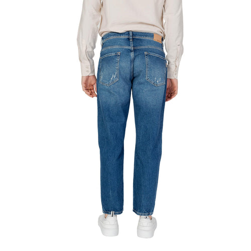 Antony Morato Jeans Uomo Blu Cotone 99 Chiusura Zip E Bottone Tasche