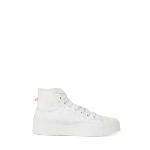 Calzature Sneakers Adidas Adidas Sneakers Donna Pelle Bianco Lacci Primavera Estate Eleganti Casual Modello GZ4299 Made In Indonesia