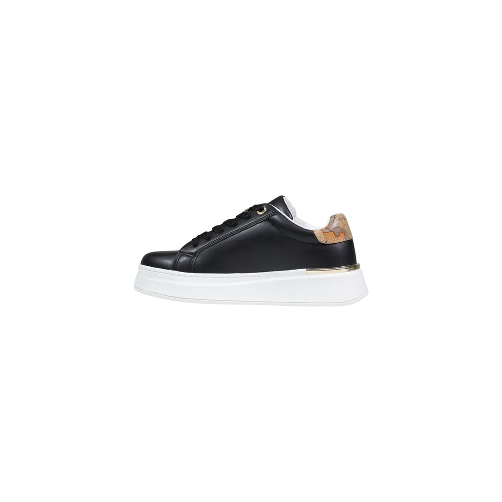 Alviero Martini Prima Classe Sneakers Donna Platform Nero In Poliuretano