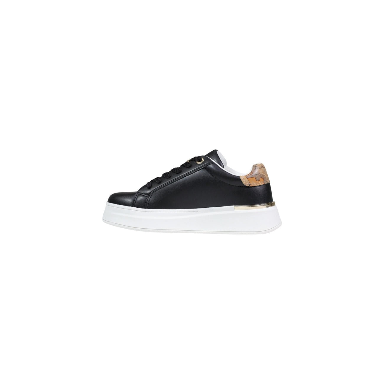 Alviero Martini Prima Classe Sneakers Donna Platform Nero In Poliuretano