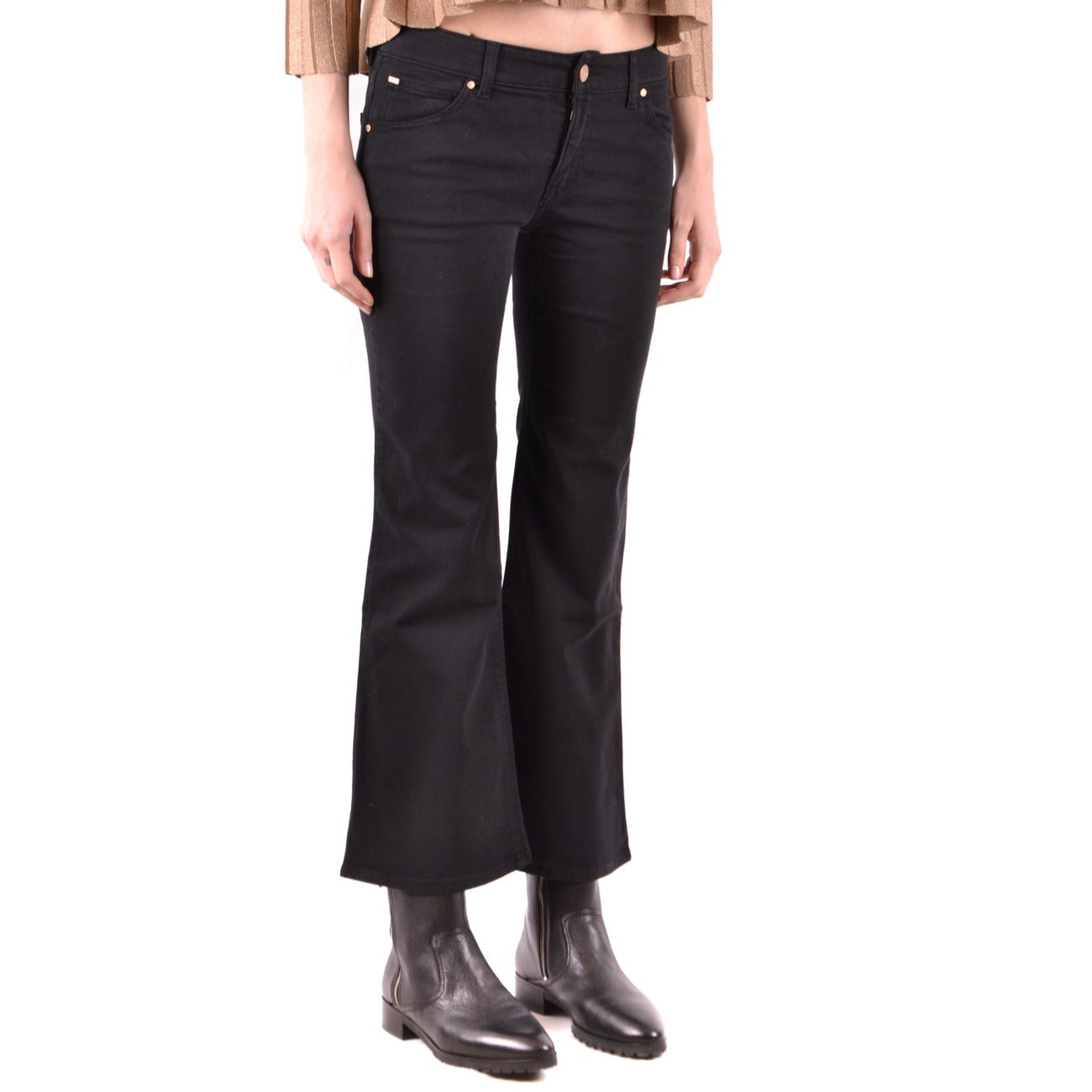 Armani Jeans Donna Jeans Nero Skinny Cotone Elastan Primavera Estate