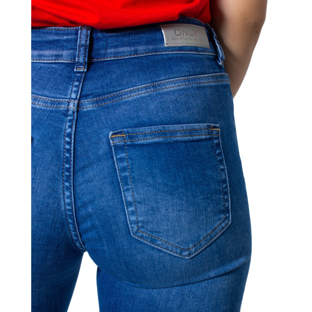 Only Jeans Donna Blu Primavera Estate Cotone Elastan Poliestere