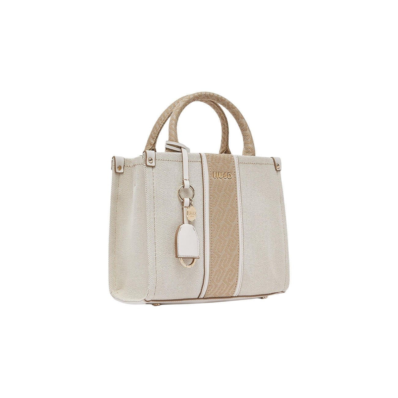 Liu Jo Borsa Donna A Mano Con Tracolla Beige 25x20x12 Cm