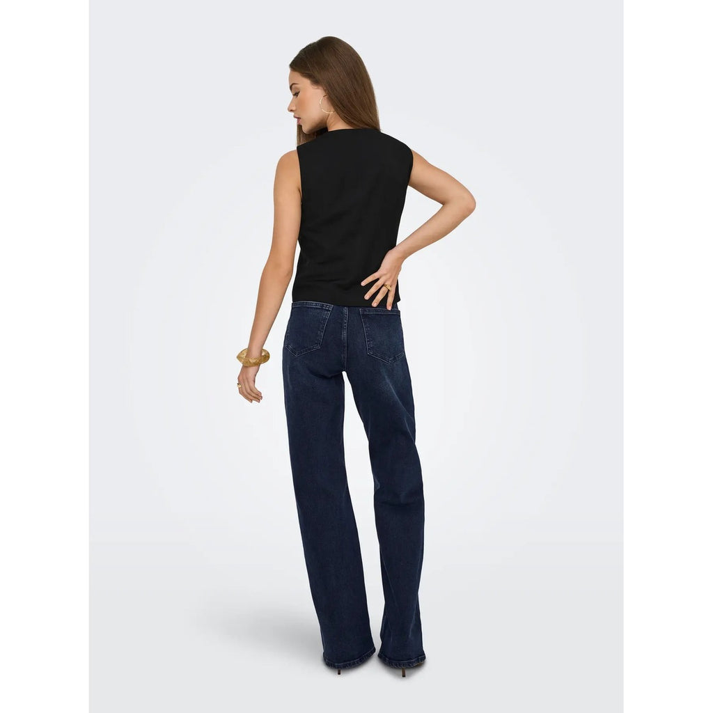 Only Jeans Donna Blu Cotone Organico Skinny Vita Media Primavera Estate