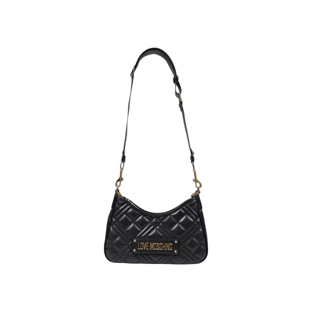 Love Moschino Borsa Donna Nero A Mano Con Tracolla E Cerniera