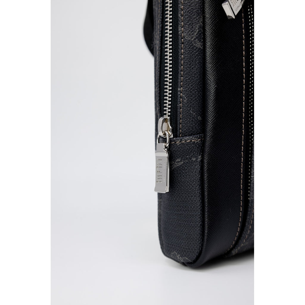 Alviero Martini Prima Classe Borsa Tracolla Uomo Pelle Nero 27x23x7 cm Autunno Inverno Elegante