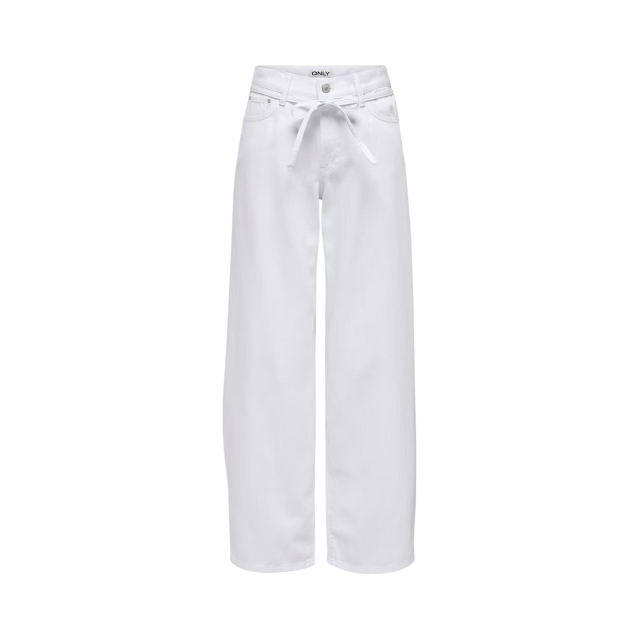 Only Jeans Donna Gianna Straight Bianco 100 Cotone Primavera Estate