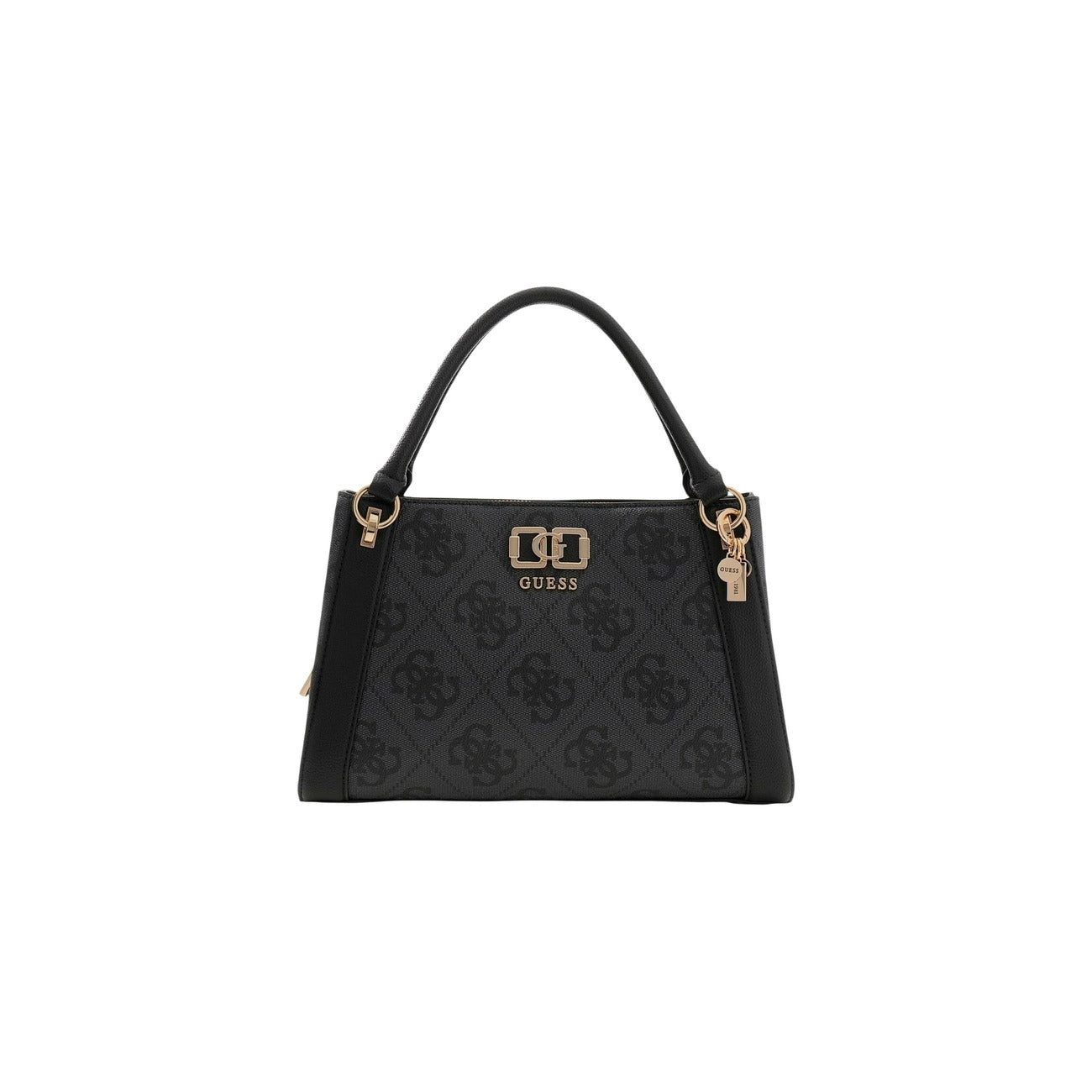 Guess Borsa Donna Nero A Mano Con Tracolla 31x20x10 Cm