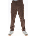 Lyle And Scott Pantaloni Uomo Chino Marrone Cotone Elastan Primavera Estate