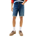 Tommy Hilfiger Jeans Bermuda Uomo Blu Chiusura Zip E Bottone Cotone