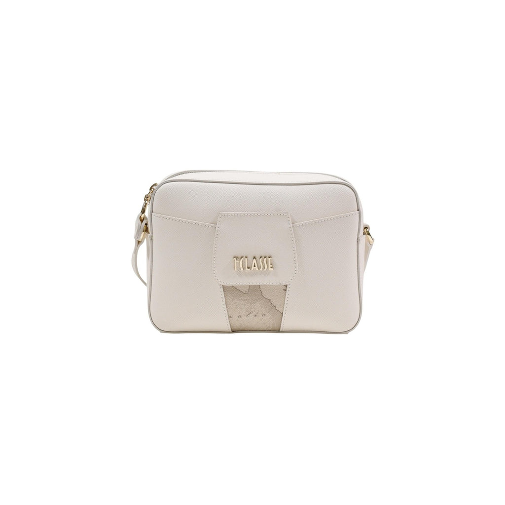 Alviero Martini Prima Classe Borsa Donna Stampa Geo Bianco 15x21x6