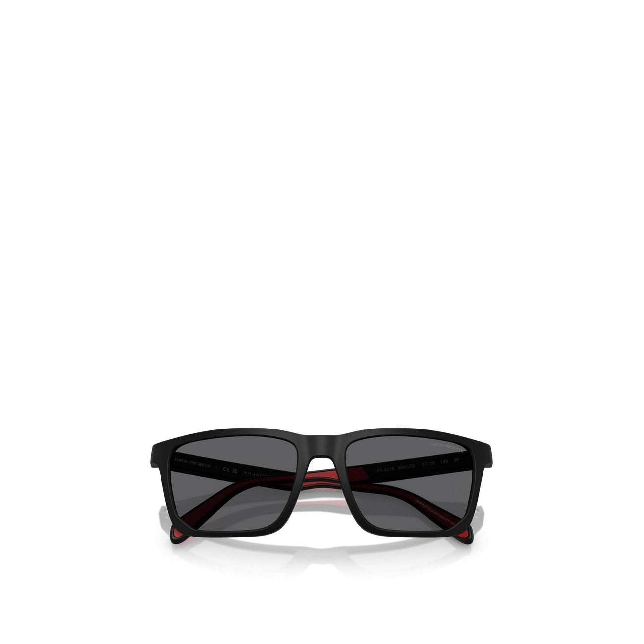 Emporio Armani Occhiali Da Sole Uomo Polarizzati Rettangolari Neri