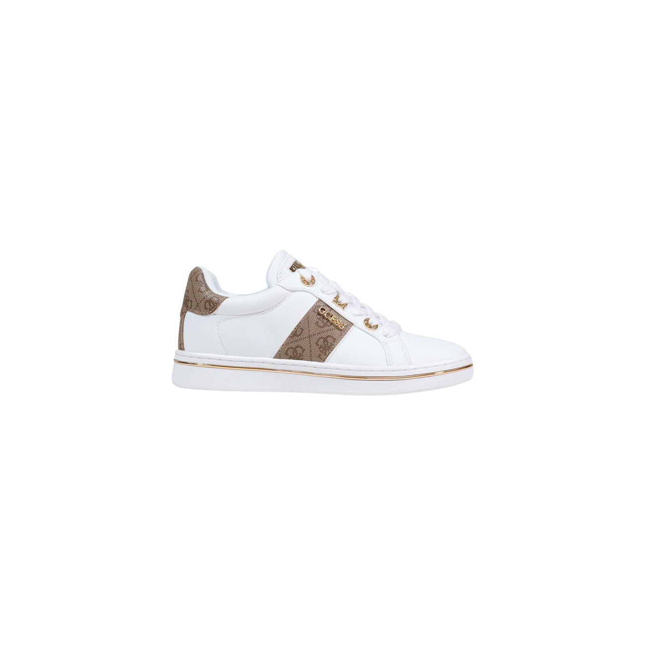 Guess Sneakers Donna Primavera Estate Bianche In Poliuretano