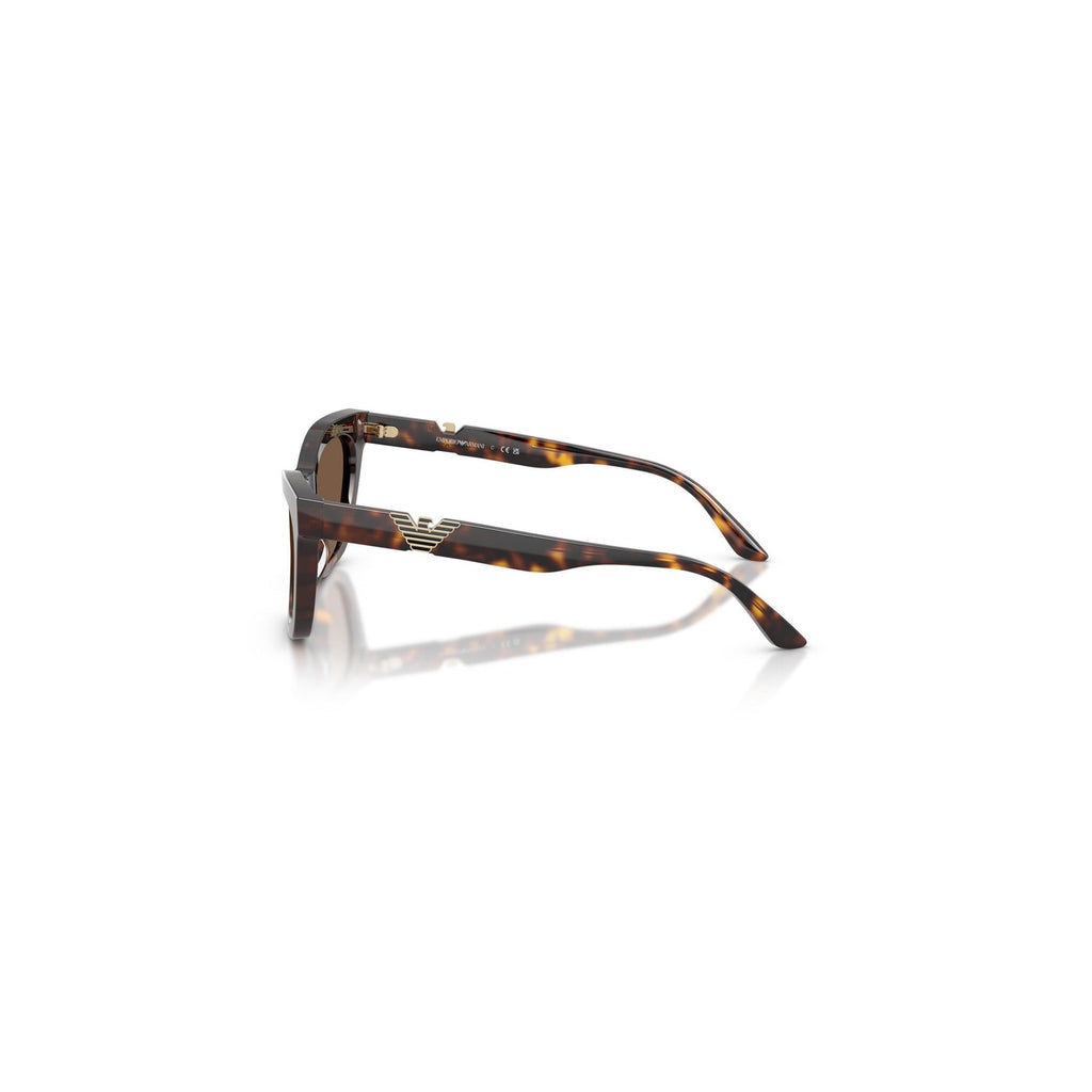 Emporio Armani Occhiali Da Sole Donna Cat Eye Acetato Marrone