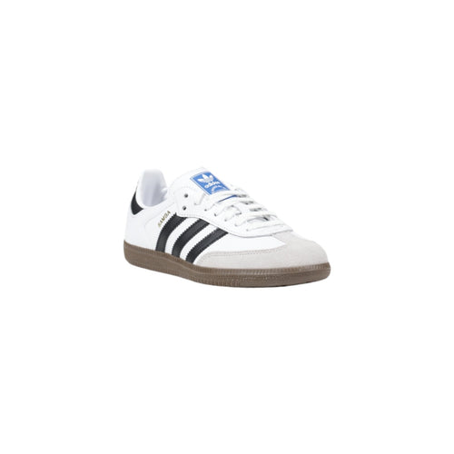 Calzature Sneakers Adidas Adidas Sneakers Donna In Pelle Bianca Primavera Estate Monocromo Con Lacci Suola Gomma IE3675