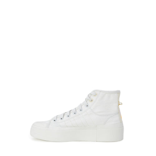 Calzature Sneakers Adidas Adidas Sneakers Donna Pelle Bianco Lacci Primavera Estate Eleganti Casual Modello GZ4299 Made In Indonesia