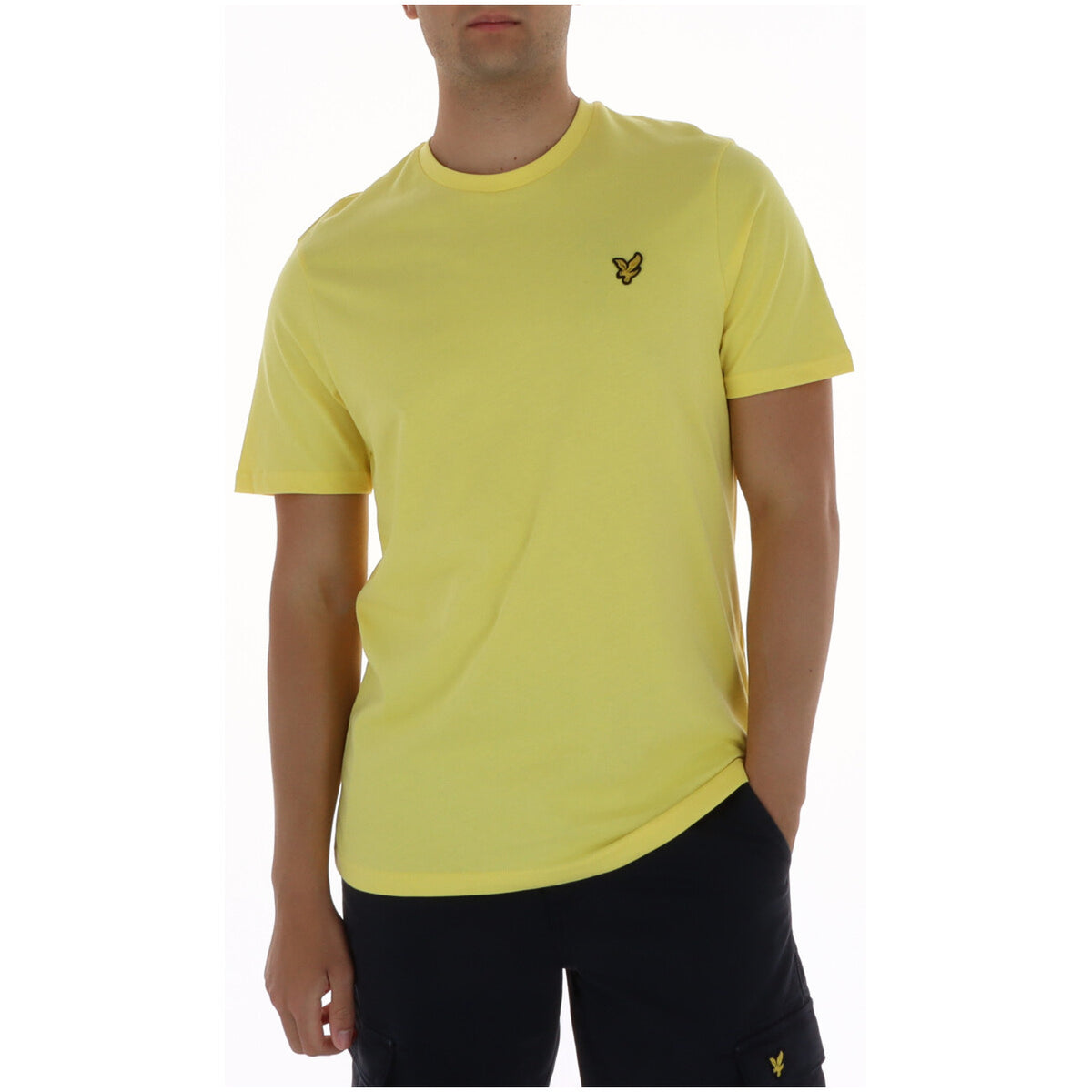 Abbigliamento T-shirt Lyle & Scott Lyle E Scott T Shirt Uomo Rosa Girocollo Cotone Puro Maniche Corte Estate