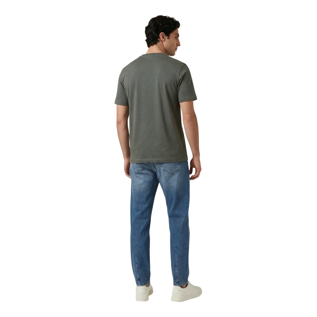 Antony Morato T Shirt Uomo Verde Cotone 100 Maniche Corte Scollo Tondo