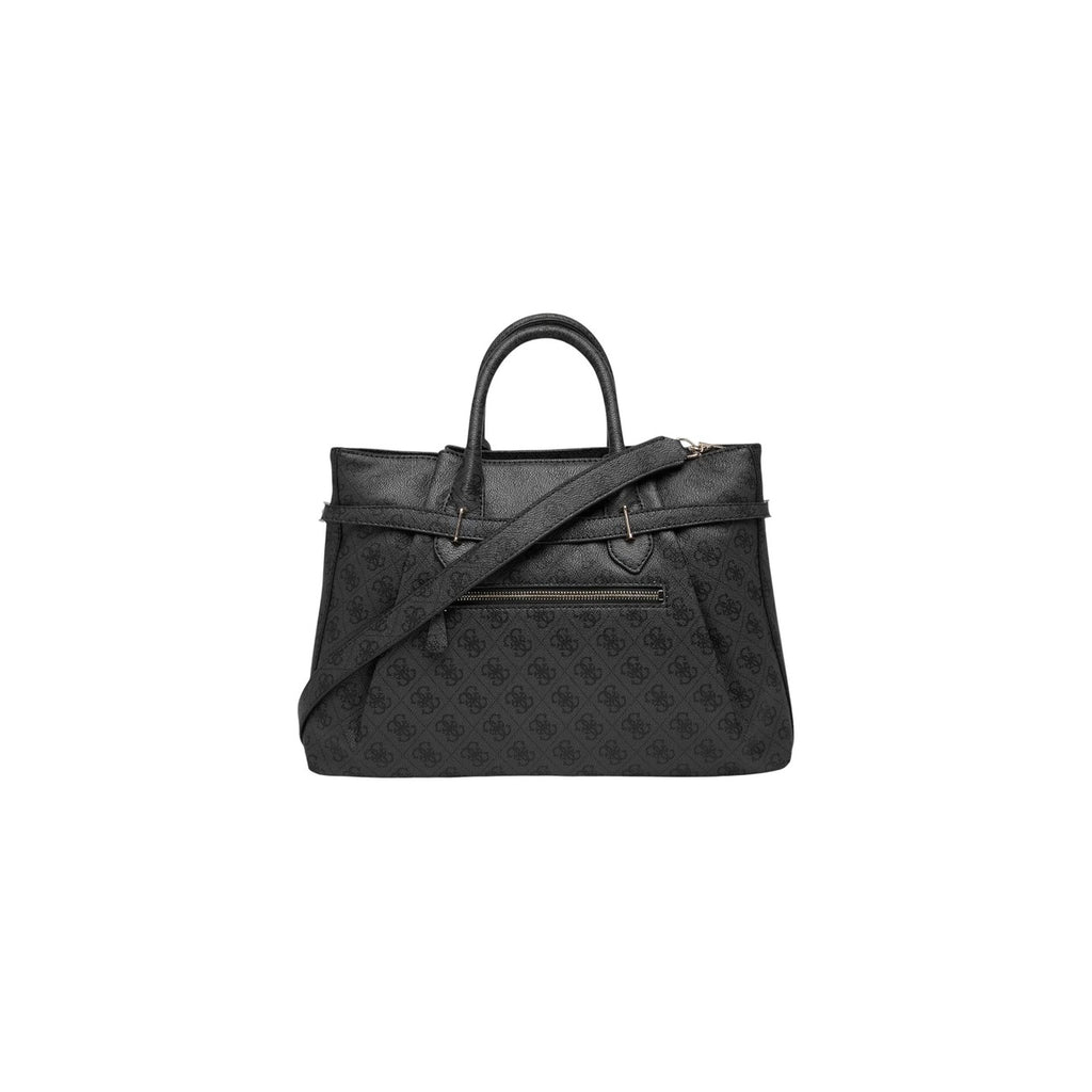 Guess Borsa Donna Satchel Grigio Stampa Yesba Girlfriend 38x27x13 cm