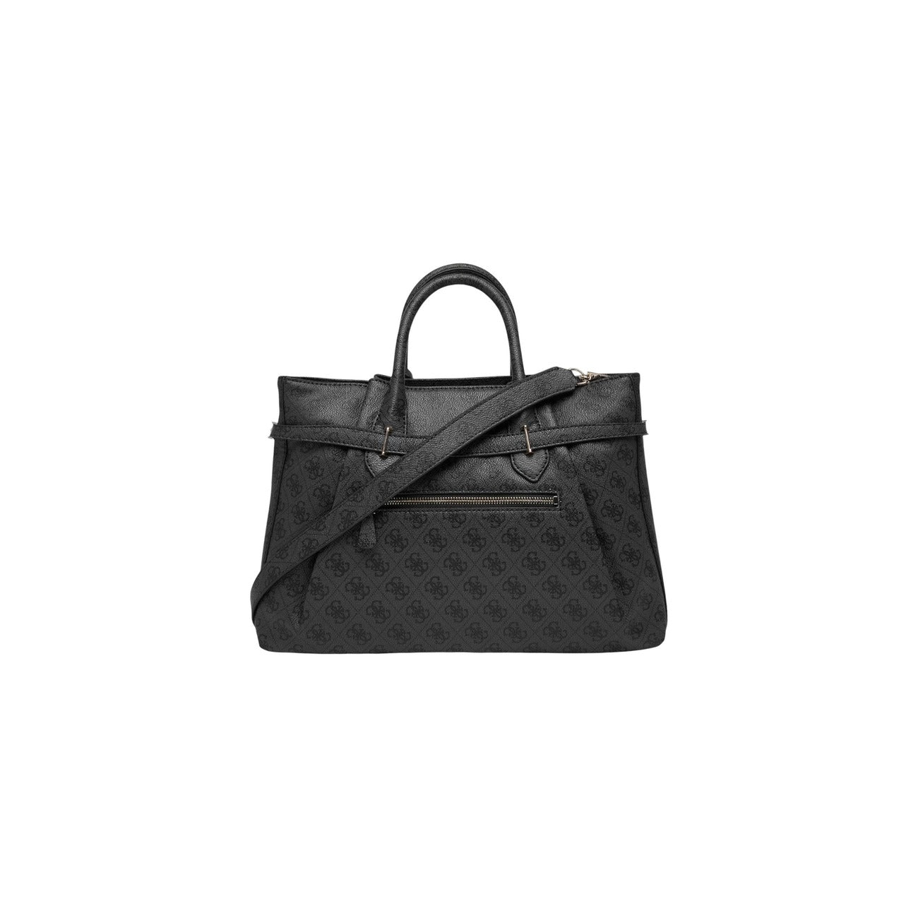 Guess Borsa Donna Satchel Grigio Stampa Yesba Girlfriend 38x27x13 cm