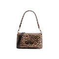 Liu Jo Borsa Donna Nero Maculato Con Clip Interno Tasche 17x26x8 cm