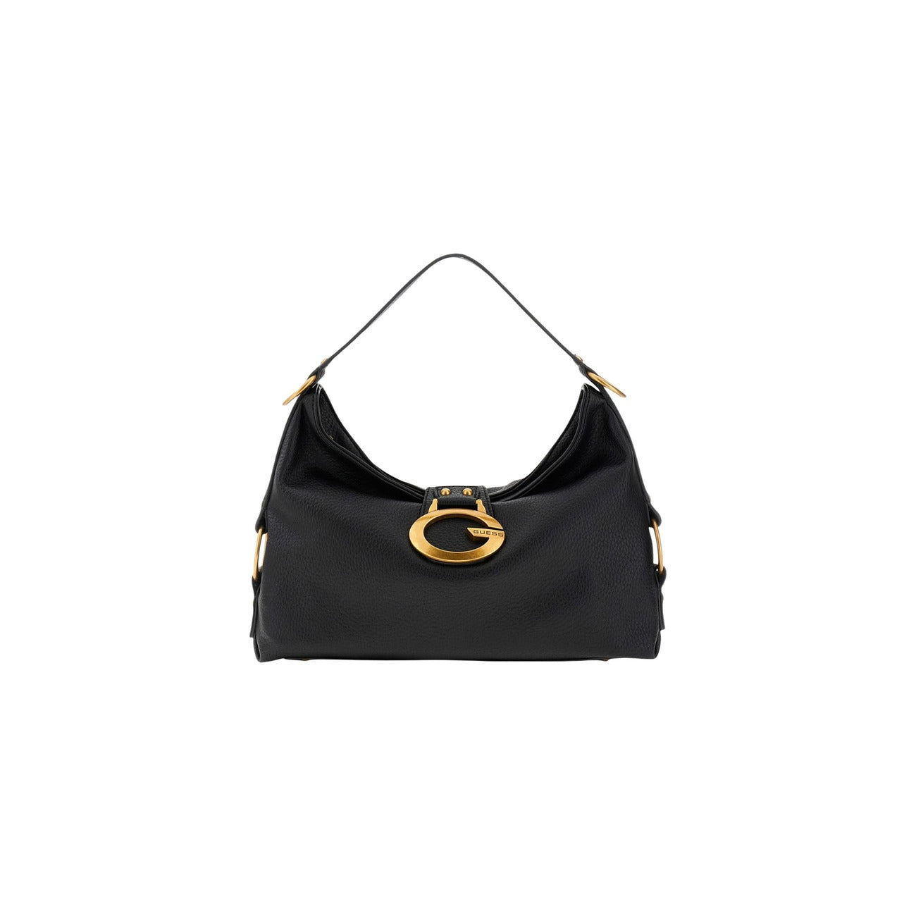 Guess Borsa A Mano Donna Nera Con Cerniera 39x26x9 Primavera Estate