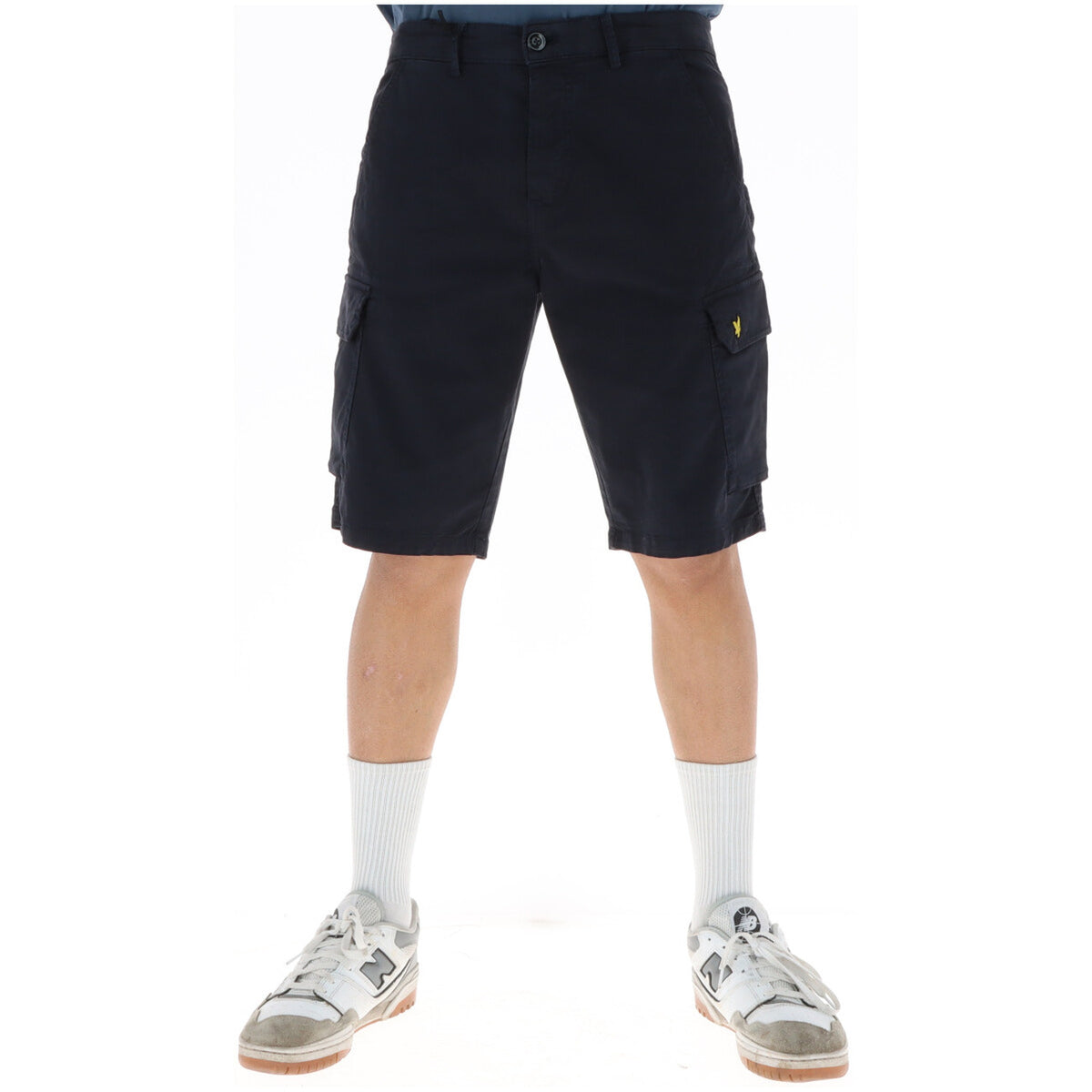 Abbigliamento Bermuda Lyle & Scott Lyle And Scott Bermuda Uomo Grigio Cotone Elasticizzato Primavera Estate