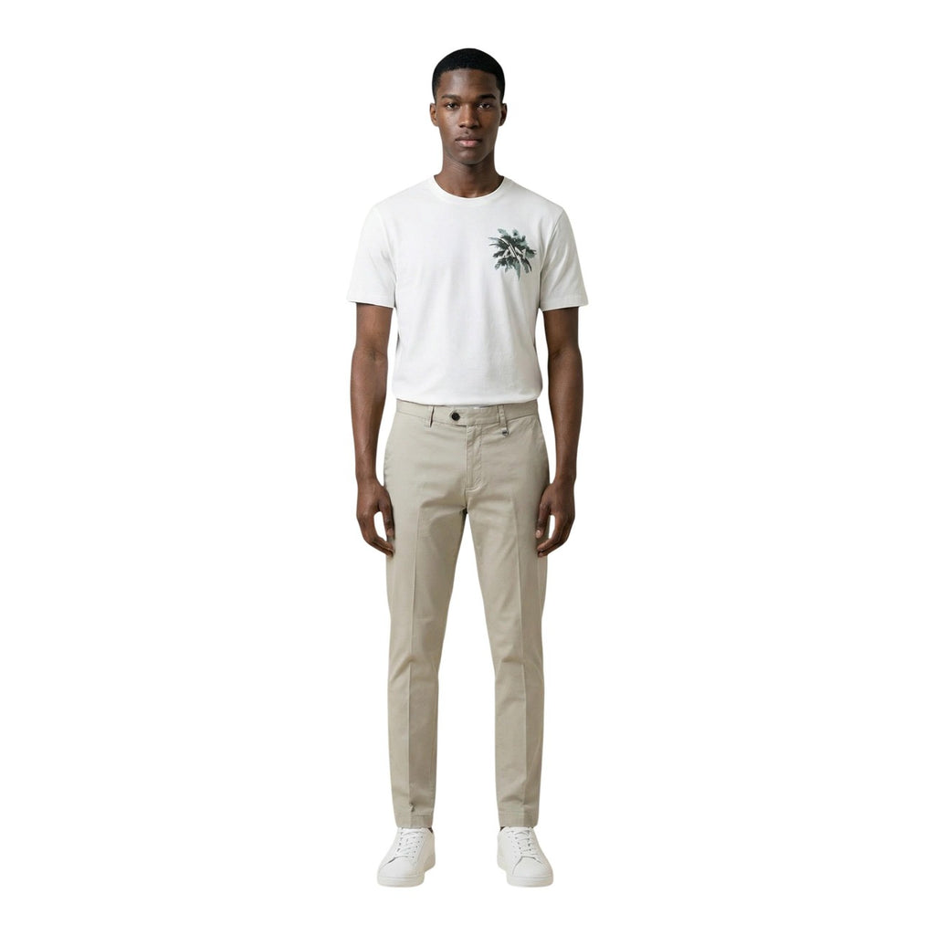Antony Morato T Shirt Uomo Bianco Stampa Cotone Manica Corta