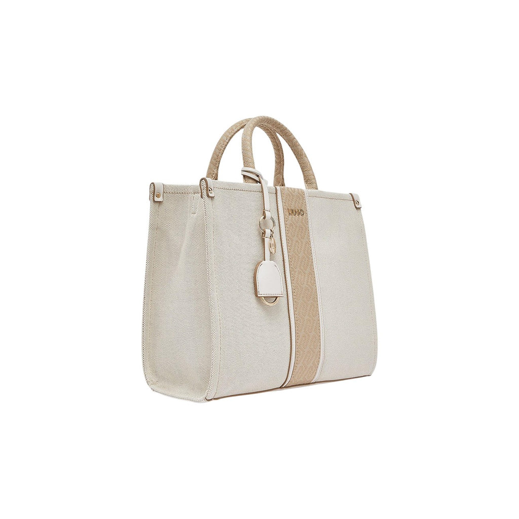 Liu Jo Borsa Donna A Mano Con Tracolla Beige 35x27x13