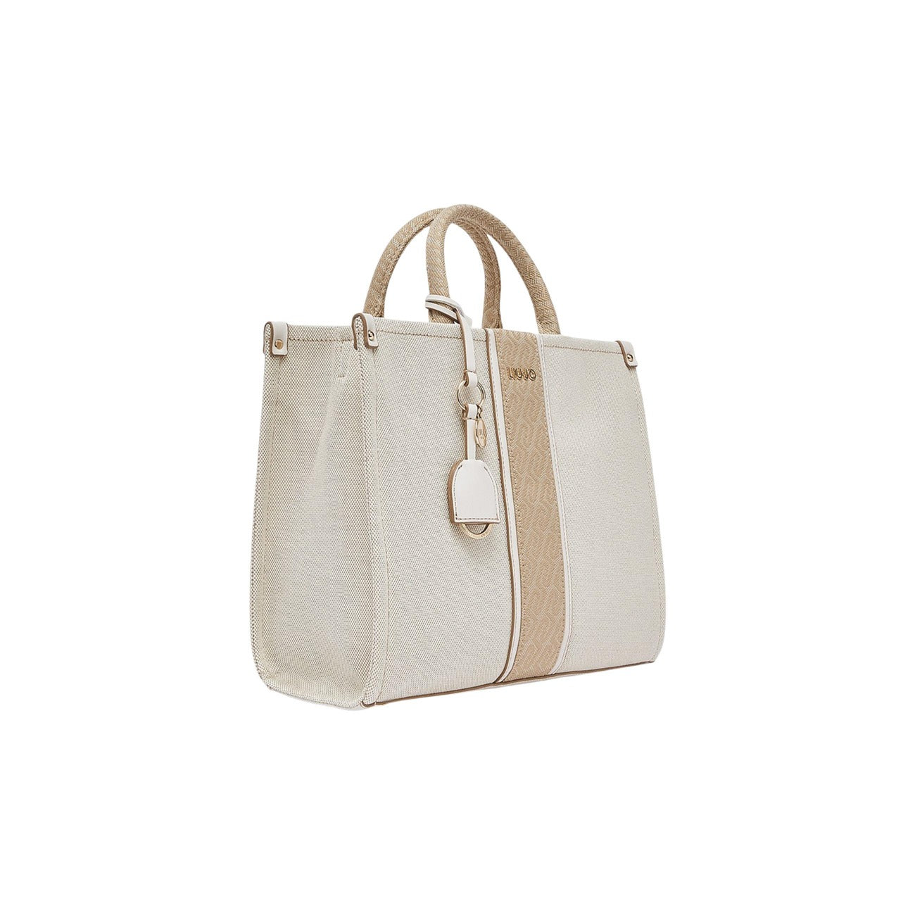 Liu Jo Borsa Donna A Mano Con Tracolla Beige 35x27x13