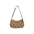 Guess Borsa Donna Noelle II Top Zip Shoulder Bag Marrone Stampa
