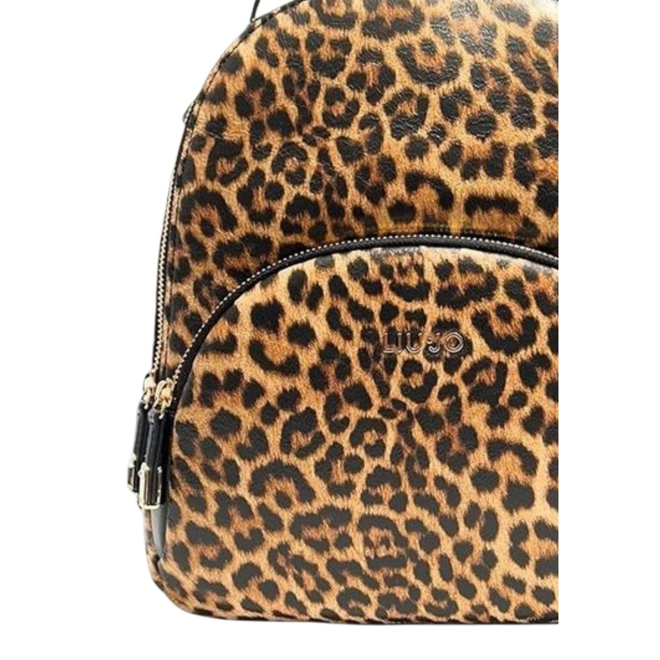 Liu Jo Borsa Donna Nero Leopardata Tracolla 30x25x13 Primavera