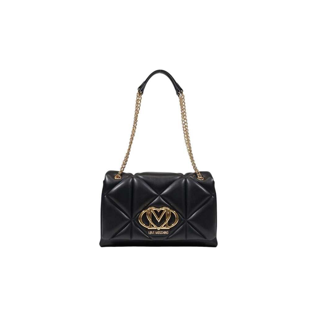 Love Moschino Borsa Tracolla Donna Nero In Poliuretano Ecopelle JC4041PP1M