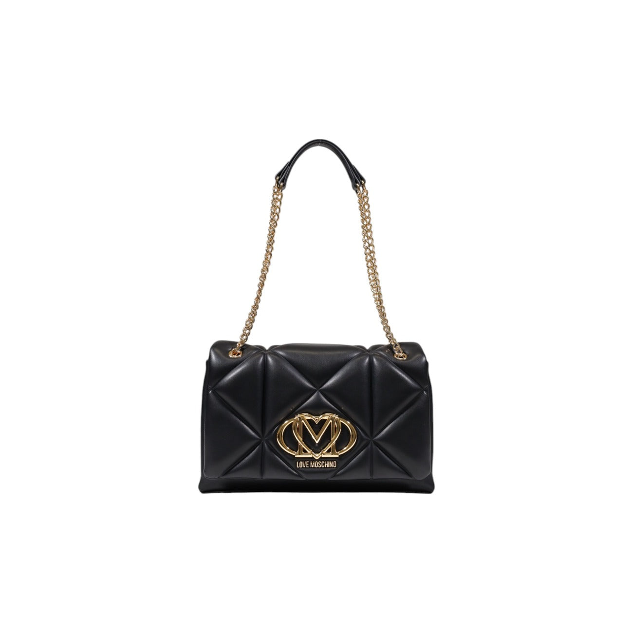 Love Moschino Borsa Tracolla Donna Nero In Poliuretano Ecopelle JC4041PP1M