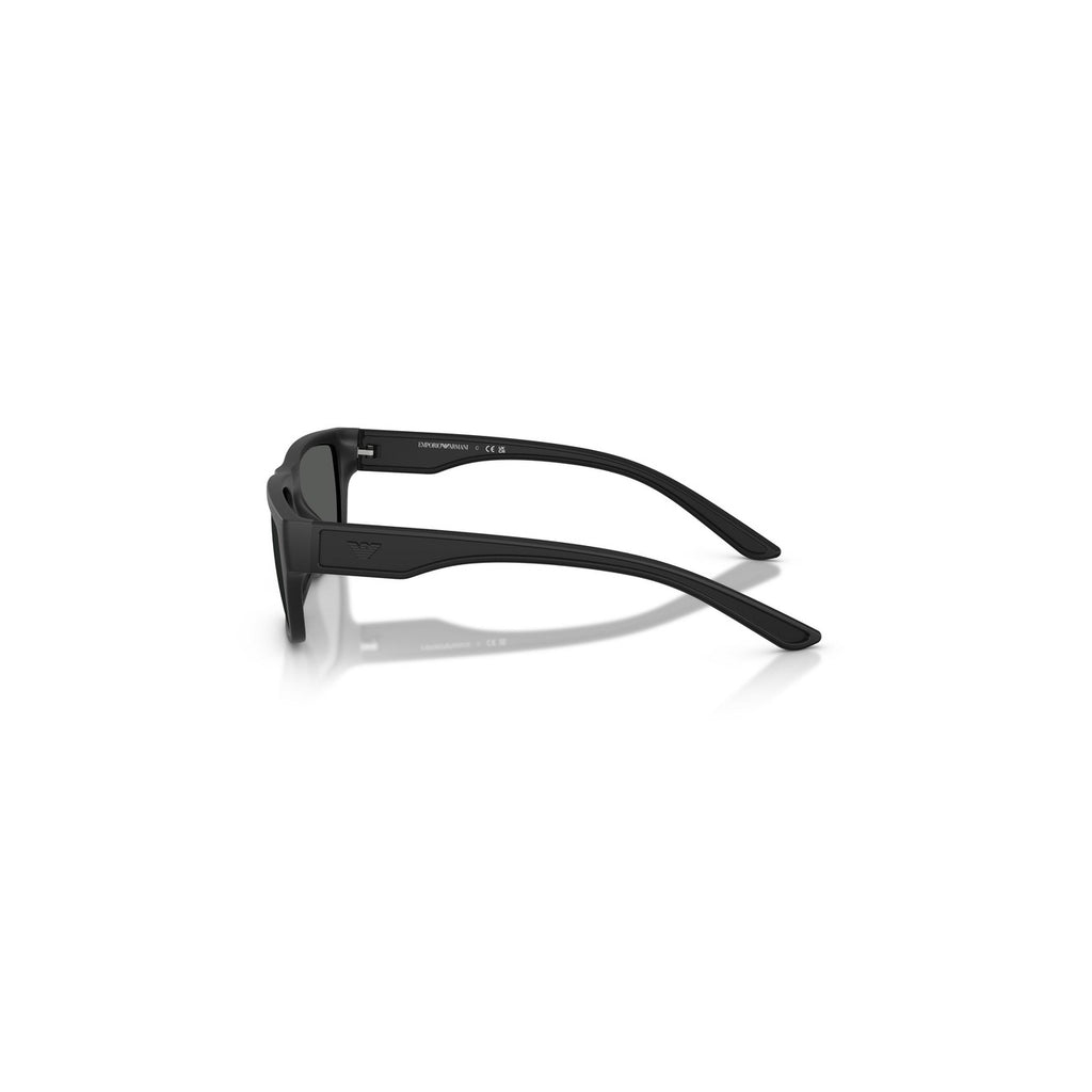 Emporio Armani Occhiali Da Sole Uomo Nero Acetato Quadrati Rettangolari