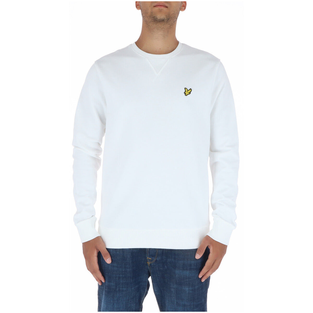 Abbigliamento Felpe Lyle & Scott Lyle And Scott Felpa Uomo Girocollo Cotone 100 Blu Autunno Inverno