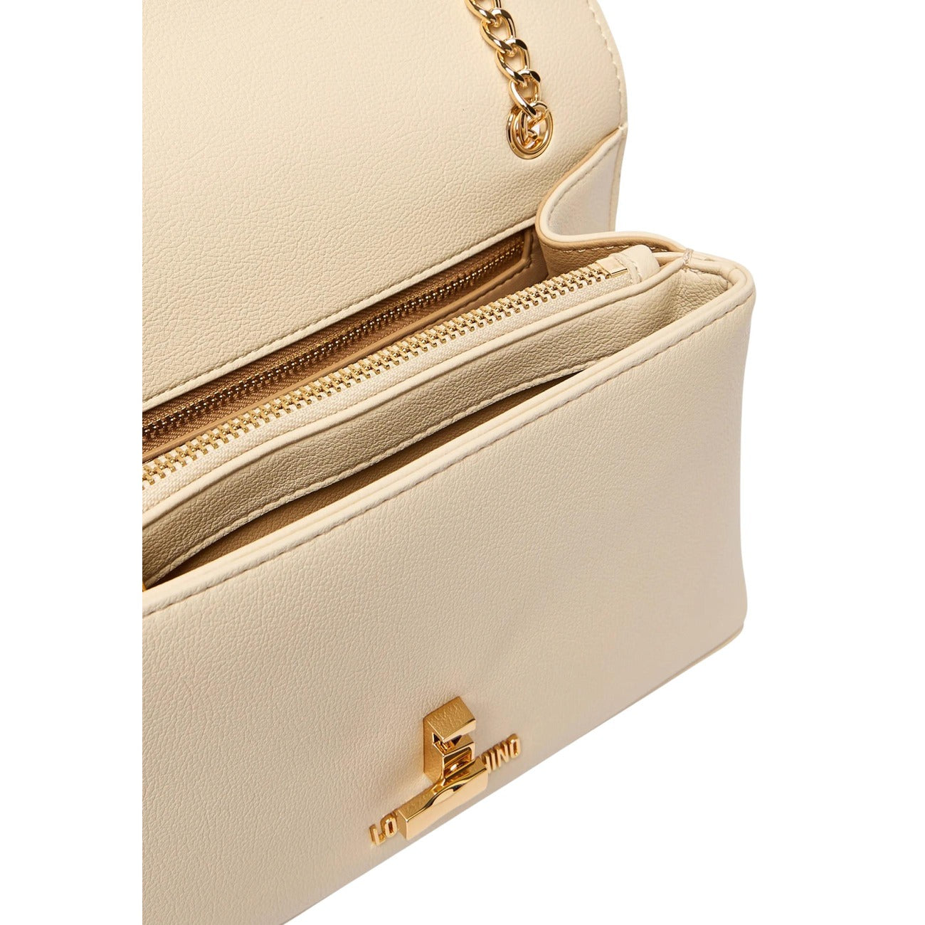 Love Moschino Borsa Donna Beige Piccola A Tracolla In Ecopelle