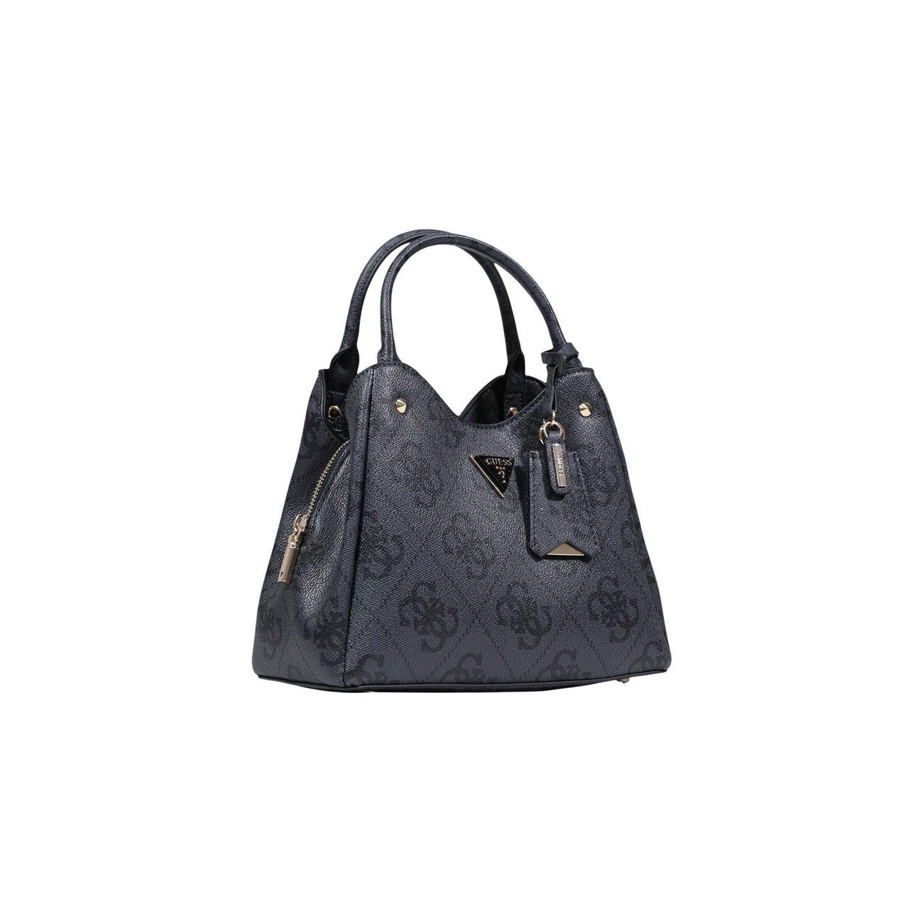 Guess Borsa Donna Grigia A Mano Con Tracolla Stampa 26x20x12 cm
