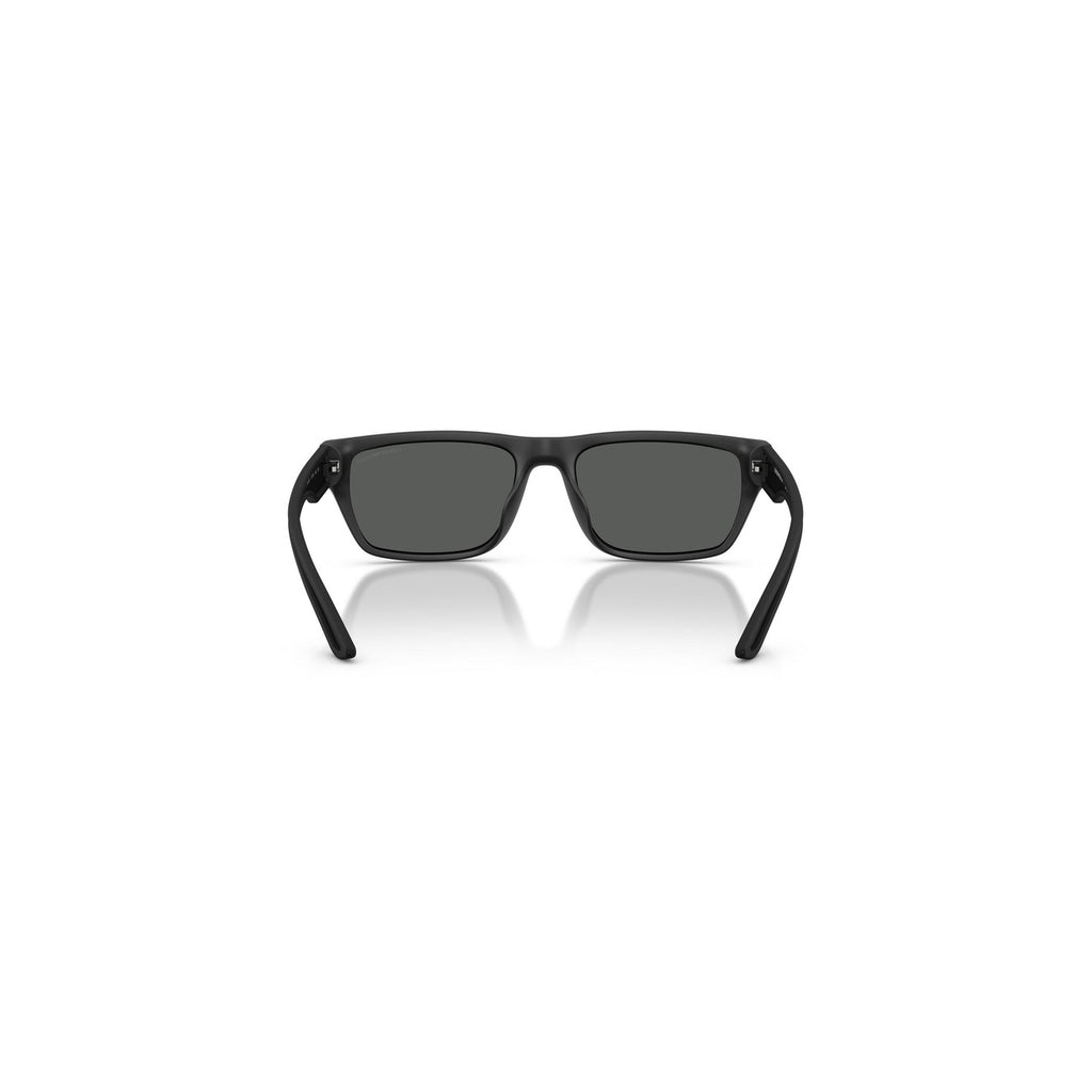 Emporio Armani Occhiali Da Sole Uomo Nero Acetato Quadrati Rettangolari