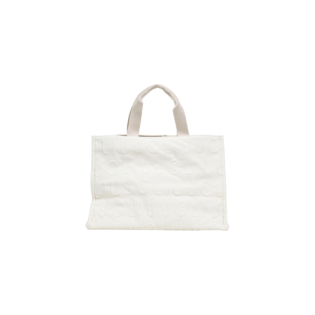 Liu Jo Borsa Donna A Mano Bianco 41x30x10 Poliestere Primavera Estate